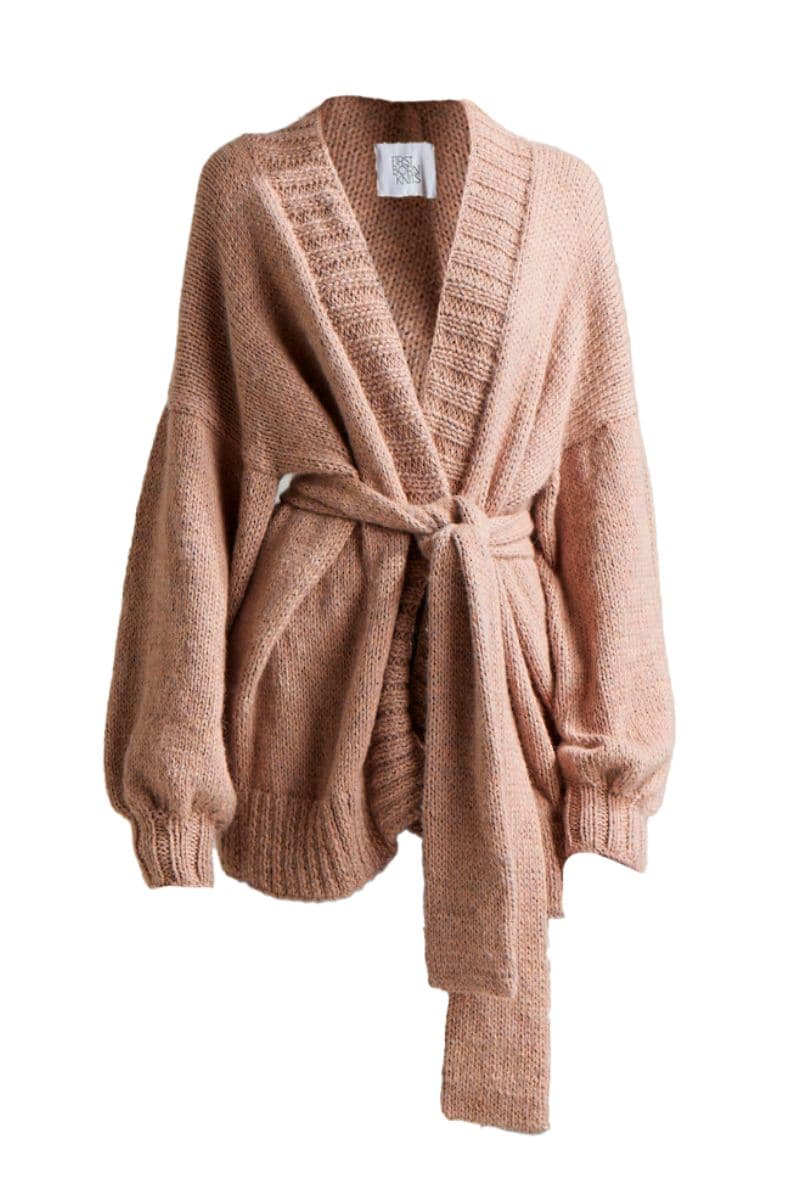 DEMOISELLE OVERSIZED BELTED CARDIGAN | CULT MIA | First Born Knits
