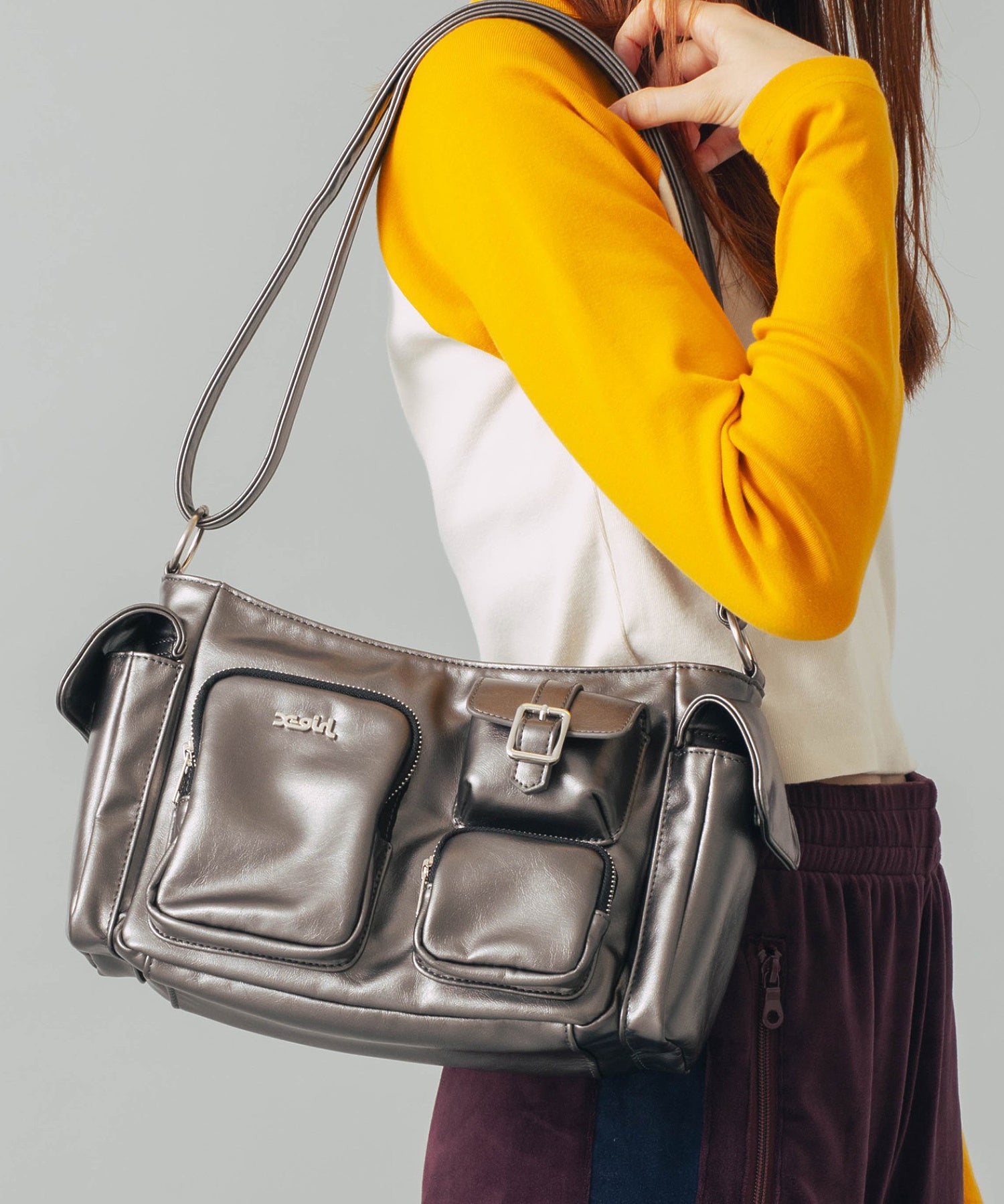 MULTI POCKET FAUX LEATHER HAND BAG – calif（カリフ）公式サイト