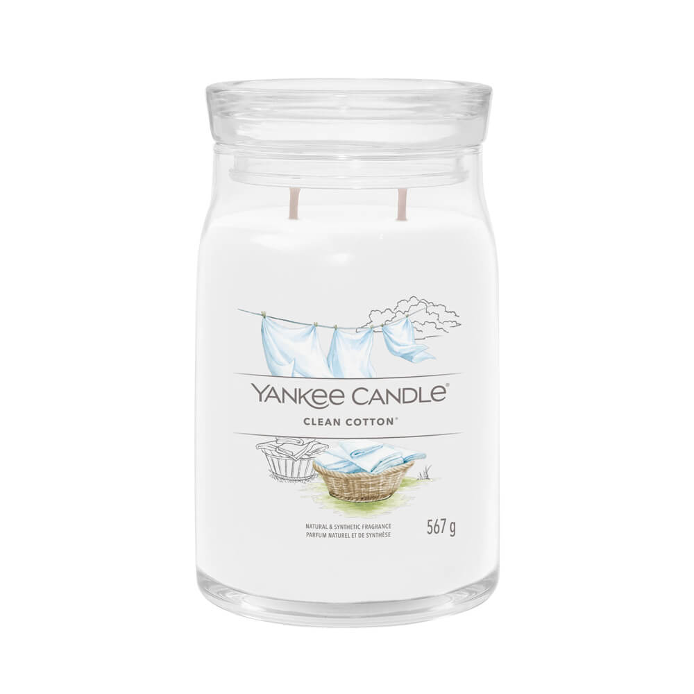 Yankee Candle Clean Cotton Signature Large Jar Candle
