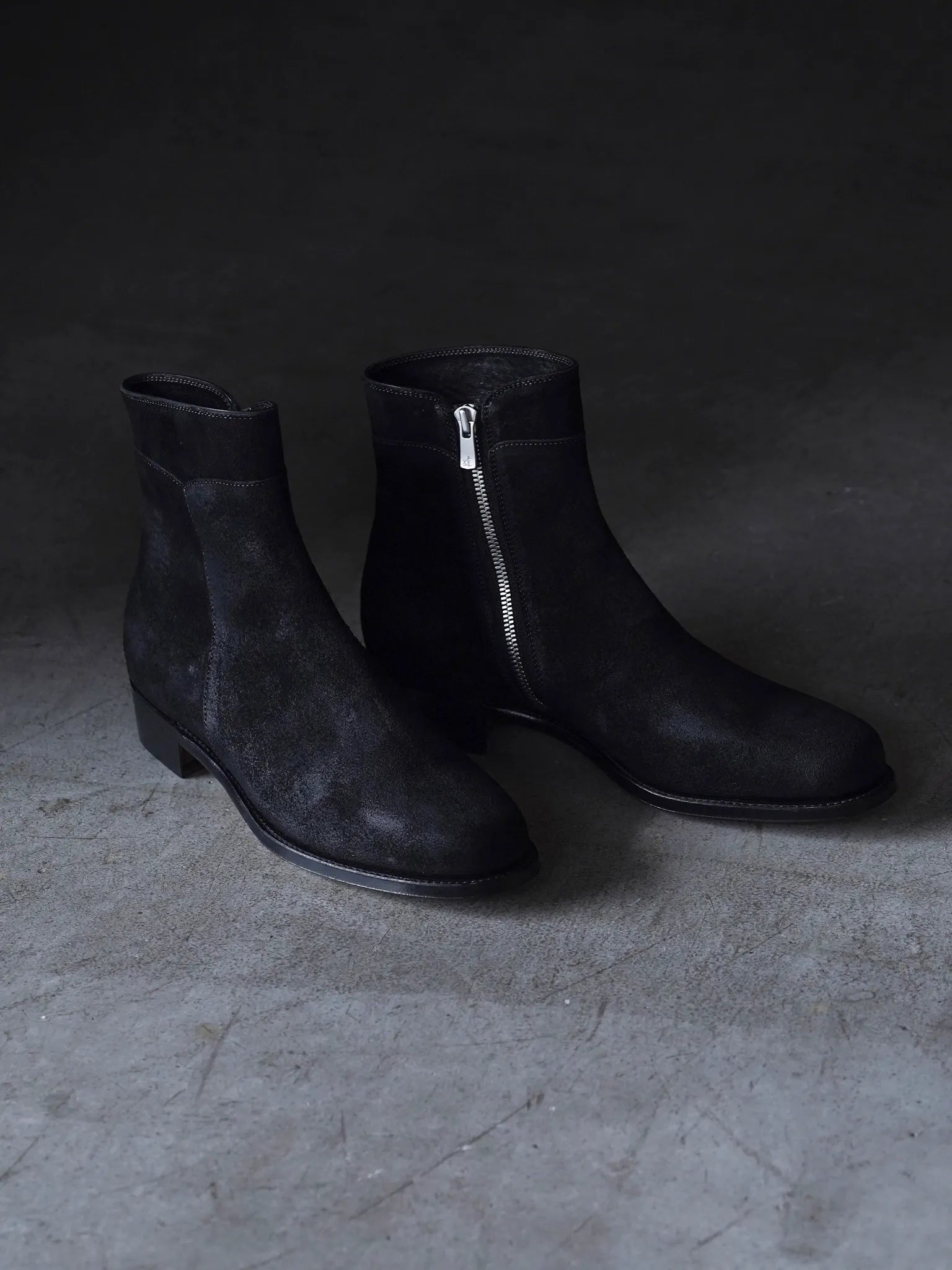 コウザブロウ/kozaburo ANKLE ZIP-UP BOOTS US8