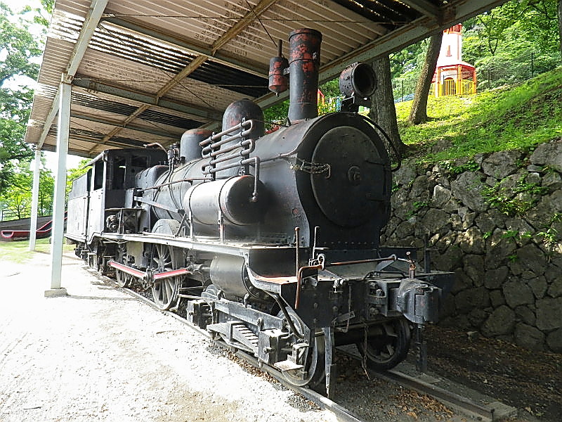 東武鉄道のB3形蒸気機関車の30号機（保存車）