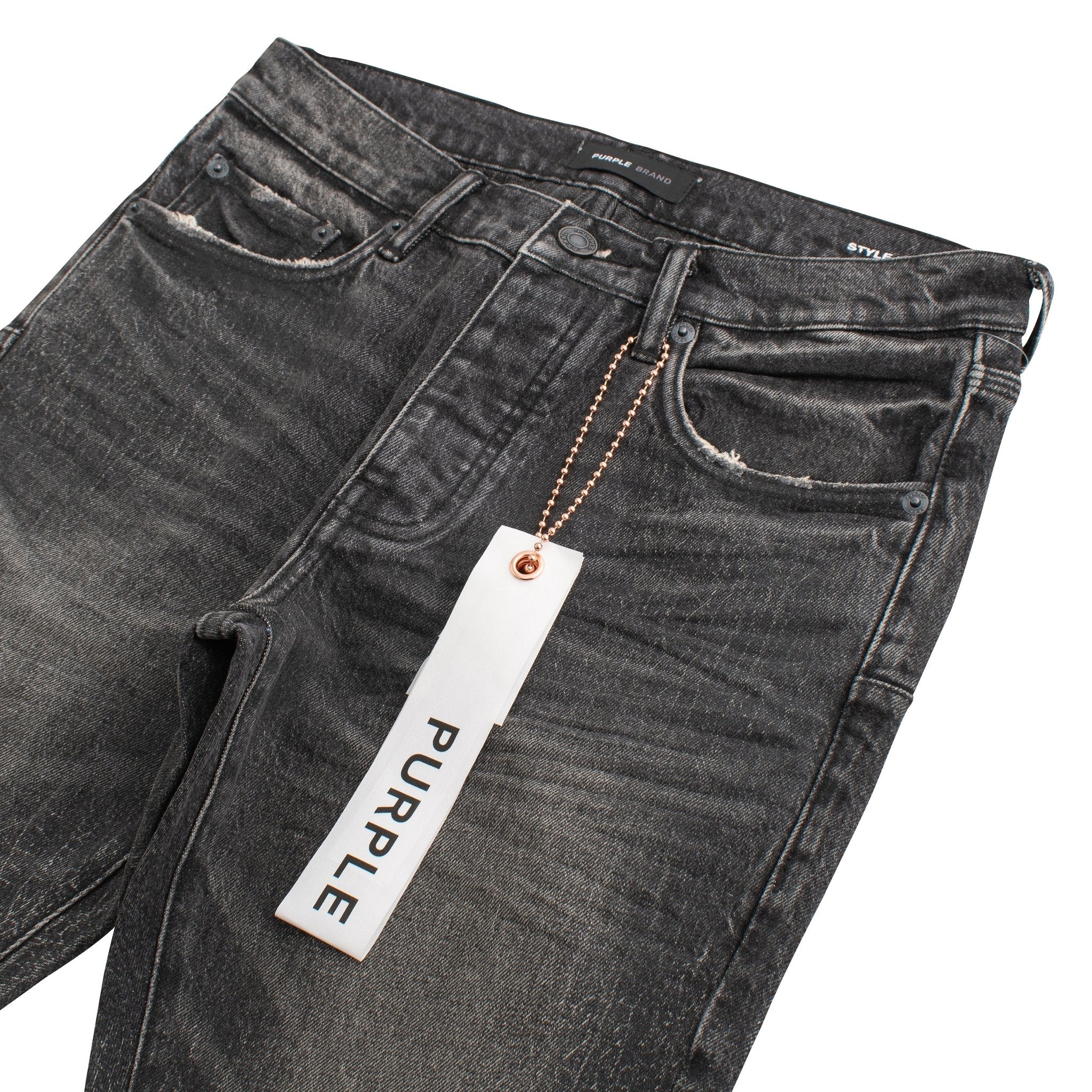 Crackle Coated Denim | Black – Capsule NYC