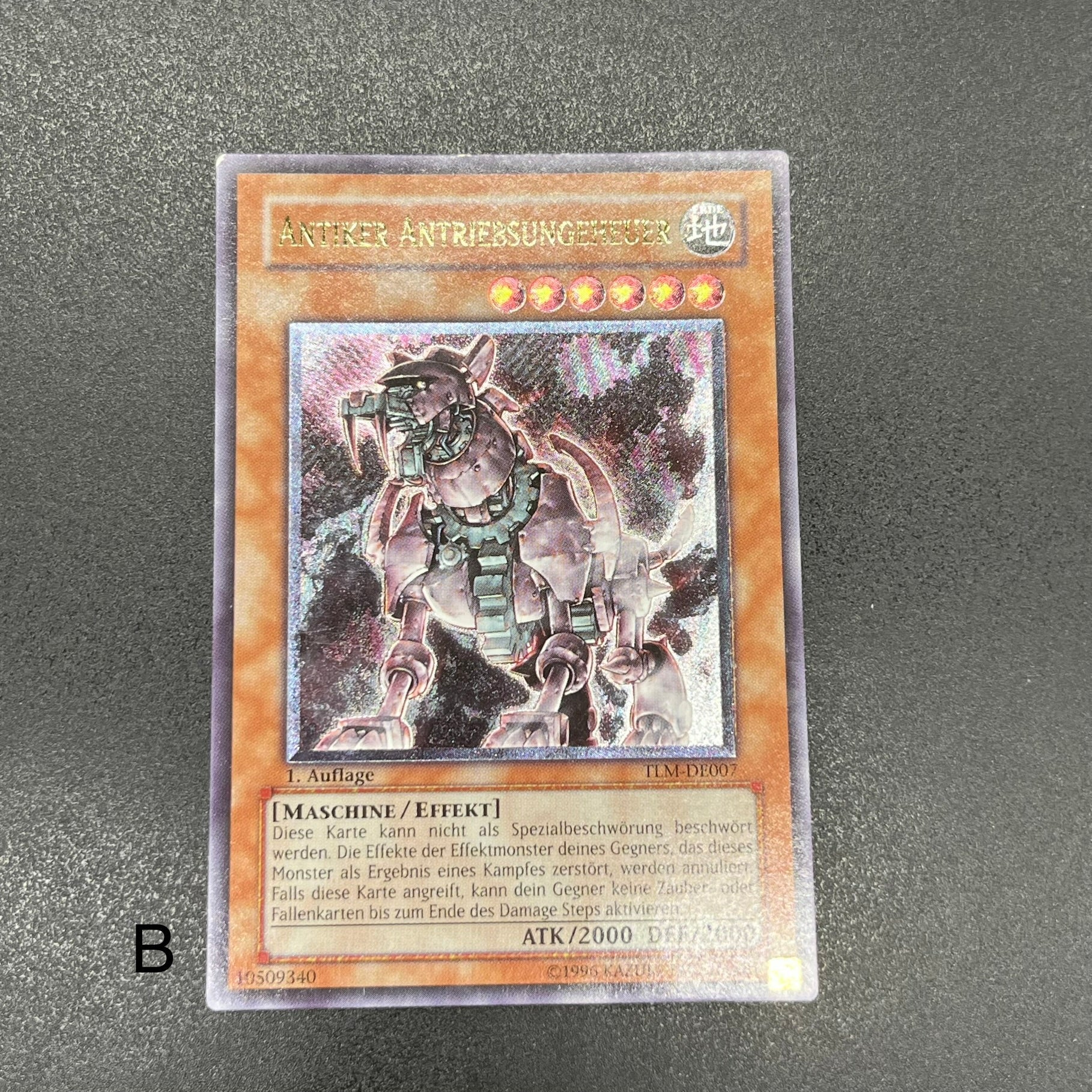 遊戯王 古代の機械獣/レリーフ/ドイツ語/1st/EU版 – カードショップ