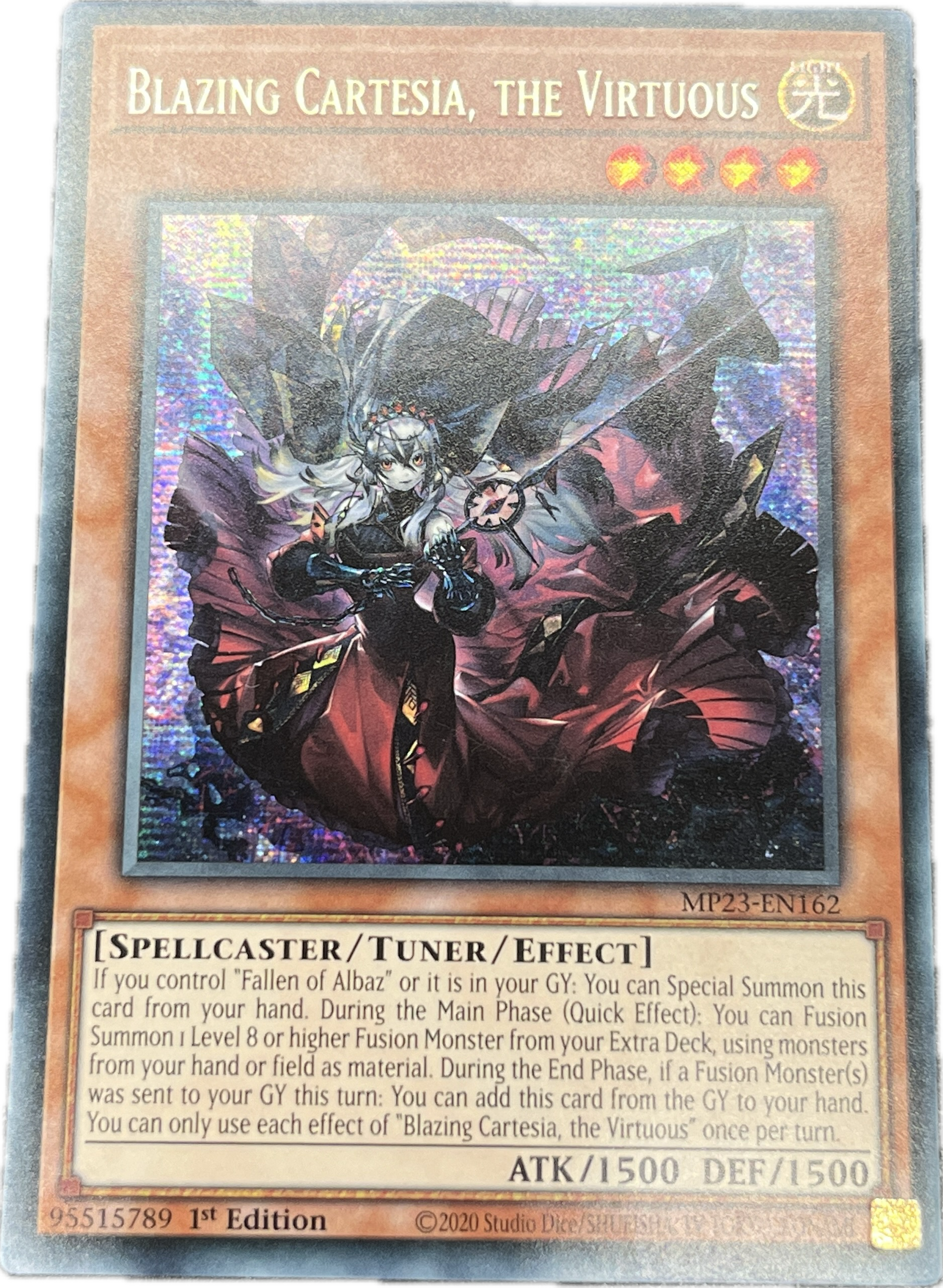 遊戯王 赫の聖女カルテシア/シークレット/英語/1st/EU版 – カード