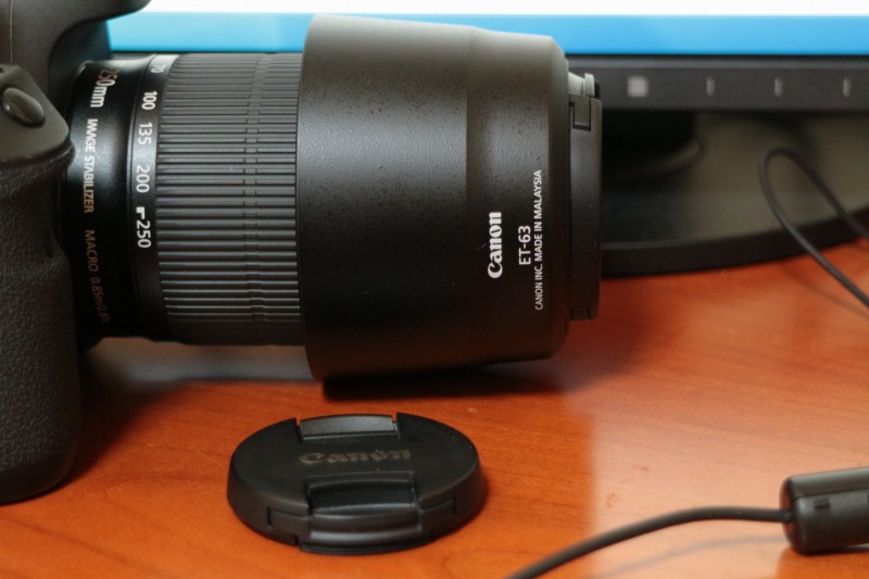 EF-S55-250mm IS STM レンズフードも購入しましたが・・ - 他力と自力と