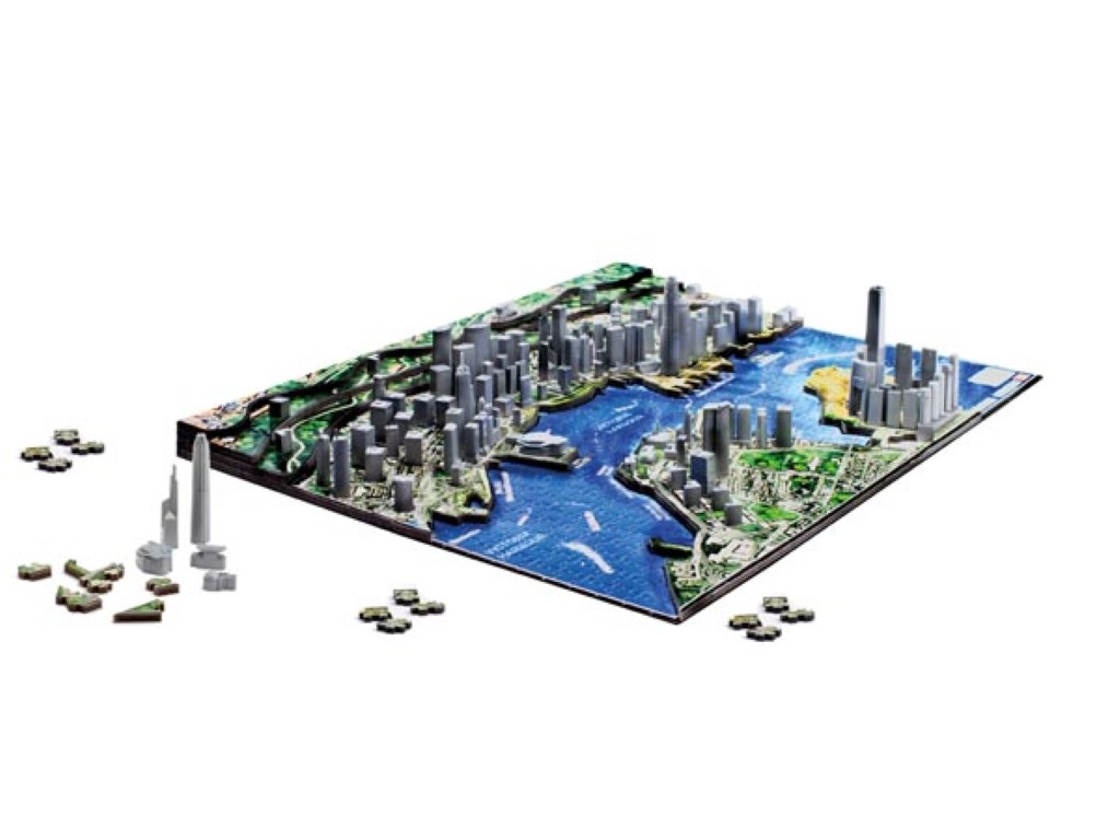 4D Cityscape 4DHK: 4D TIME PUZZLE - HONG KONG - 1100 pcs