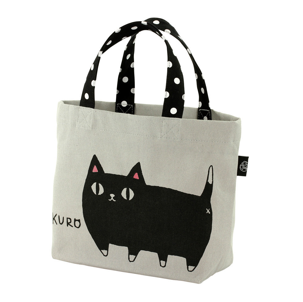 猫3兄弟 トートバッグ小【kuro】(13273) – 株式会社 セラミック藍