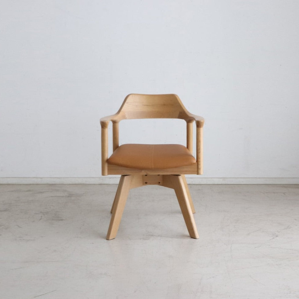 YT-010｜回転チェア｜ナチュラル – チェア・ソファ専門通販サイト