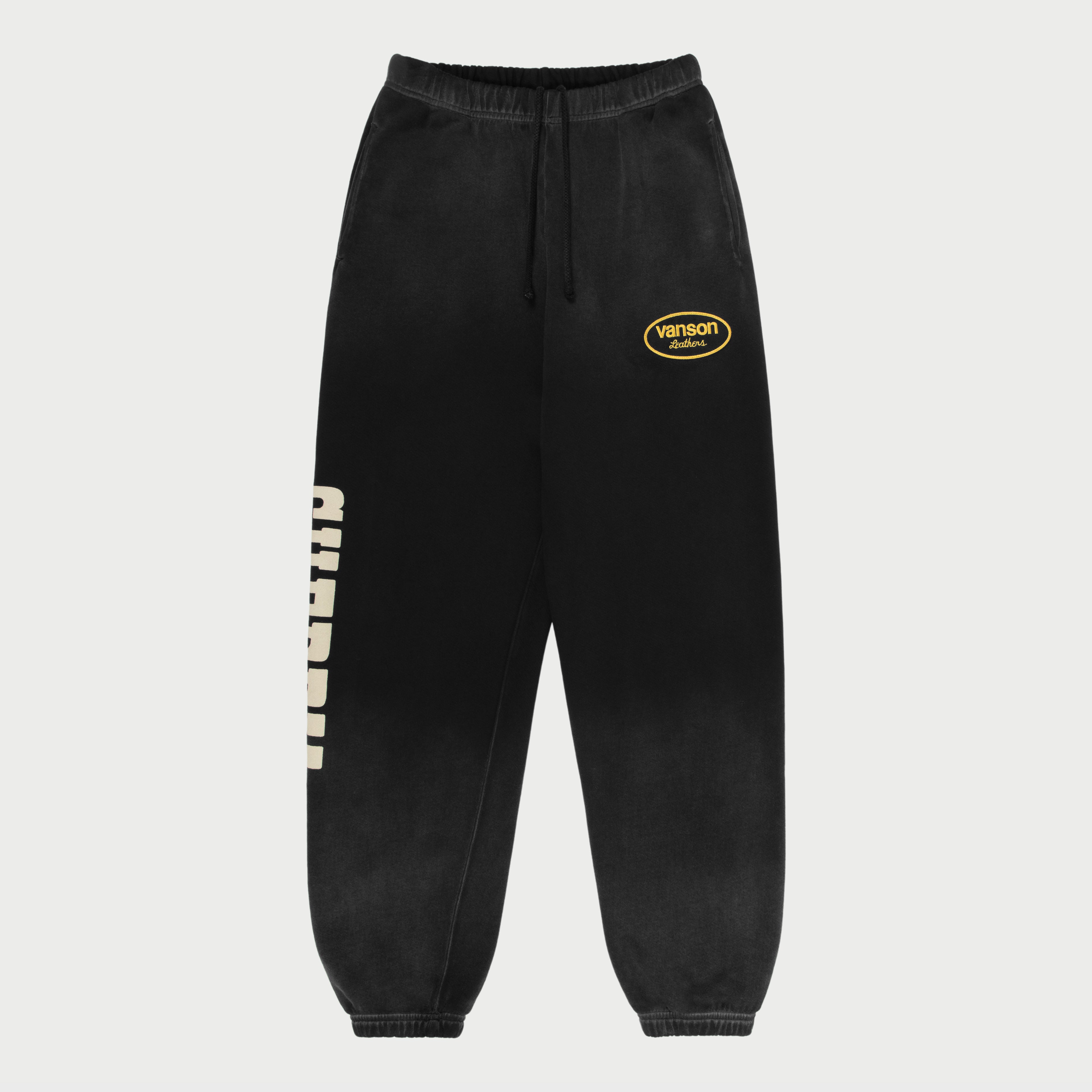 Vanson X Cherry Sweatpants (Vintage Black) – CHERRY LA