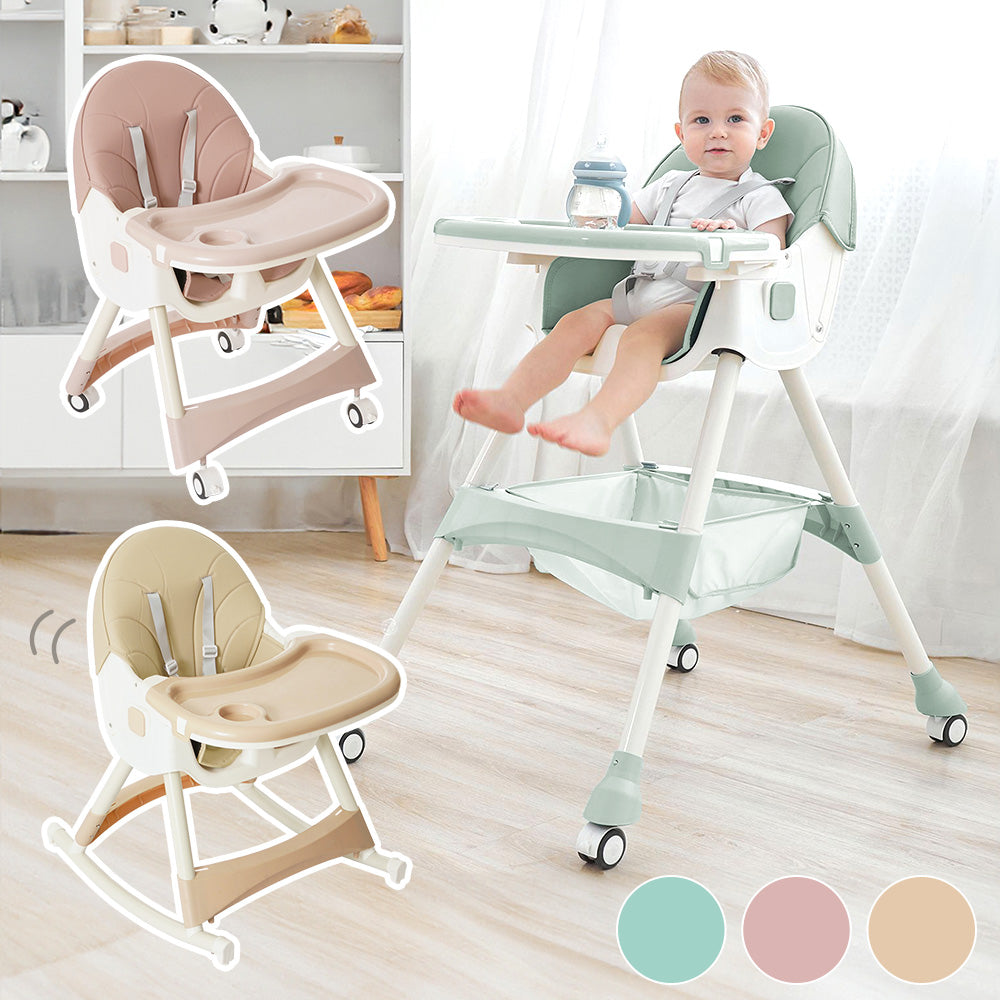 キャスター付き 3wayベビーチェア ベビーチェア ハイチェア ローチェア