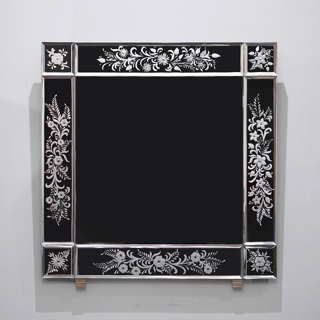 ムラーノガラス（ベネチアングラス）鏡「Giardini」 – chisa