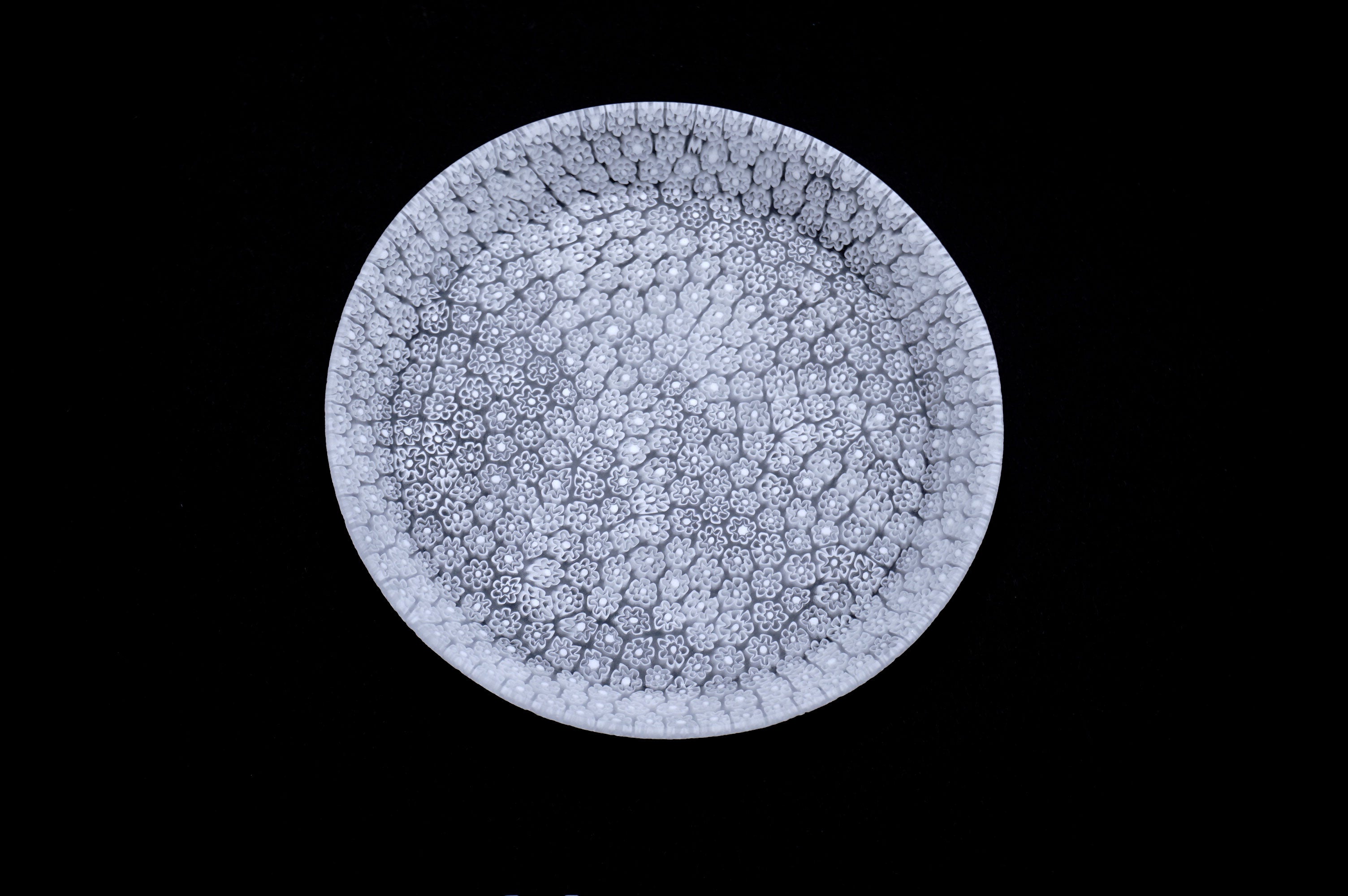 ムラーノガラス（ベネチアングラス）／Ercole Moretti 中皿「ブーケ