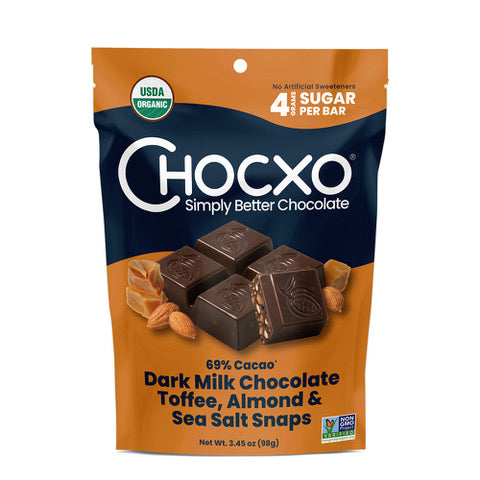 Chocxo Dark Milk Chocolate Snaps Named a Winner in Good Housekeeping's