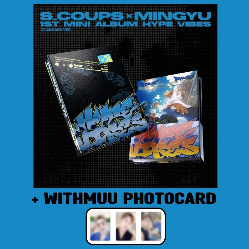 S.Coups x Mingyu 1st Mini Album - HYPE VIBES (Standard Ver.) +