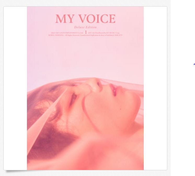 TAEYEON 1st Album - My Voice (Deluxe Edition) – Choice Music LA