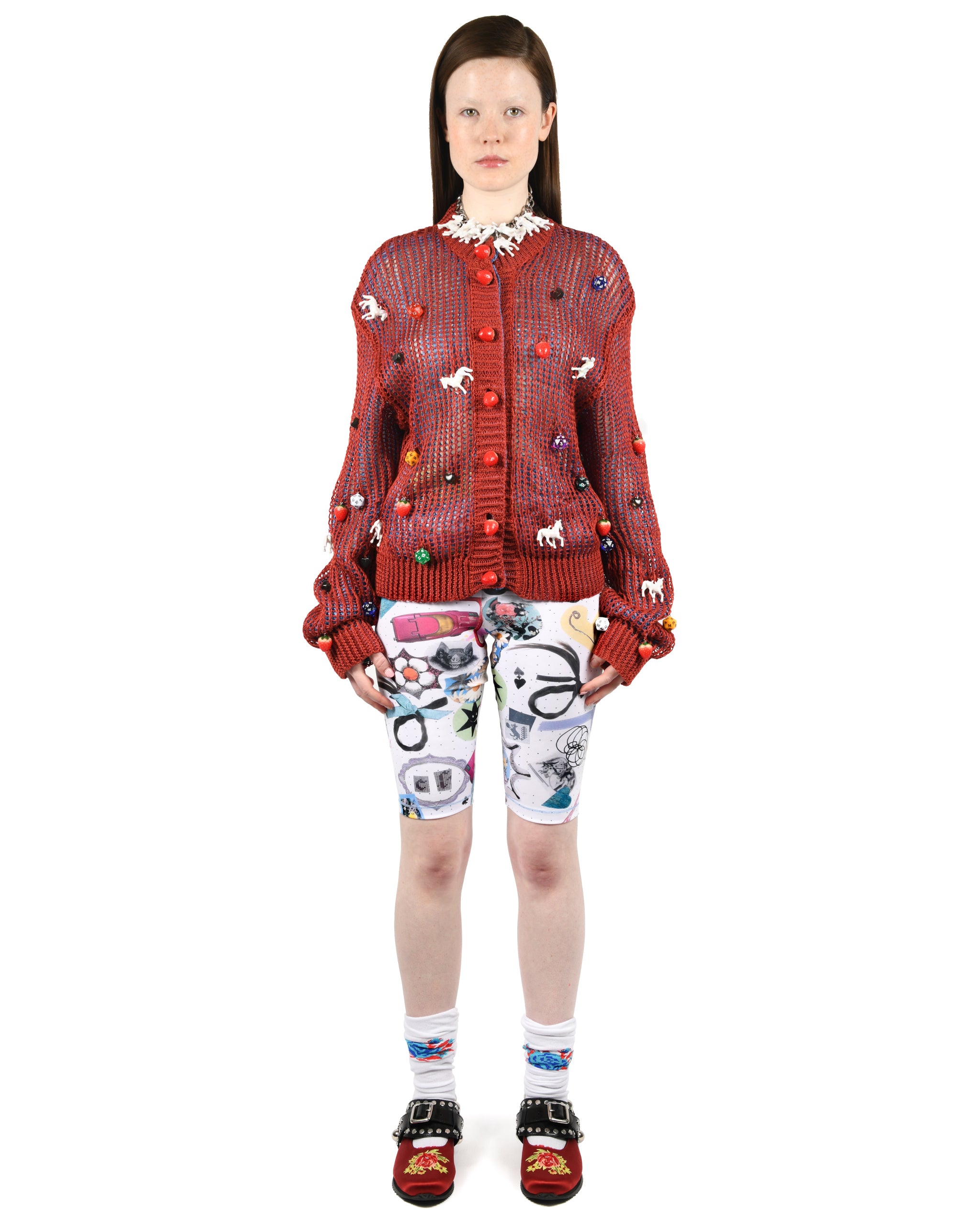 Red Trip Trip Cardigan – Chopova Lowena