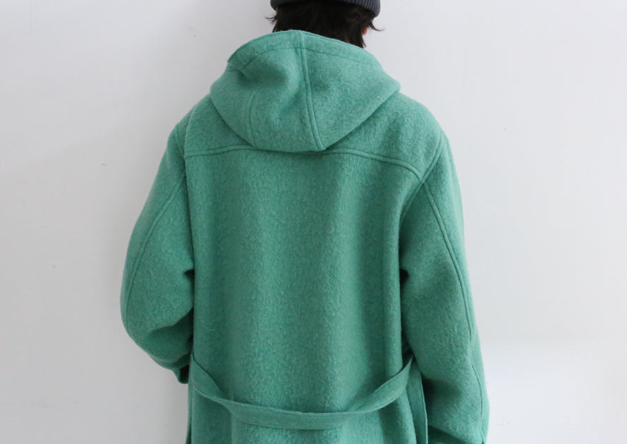 AURALEE BRUSHED ALPACA WOOL MELTON HOODED COAT – Chum!