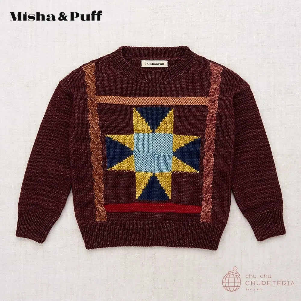 Misha & Puff】Nova Quilt Pullover - Fig – chu chu CHUPETERIA