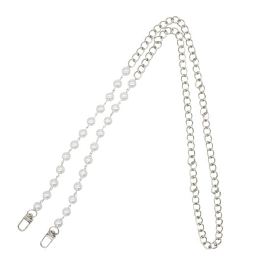 ストラップ】 ストラップ LONG LARGE PEARL CHAIN(ロングラージパール