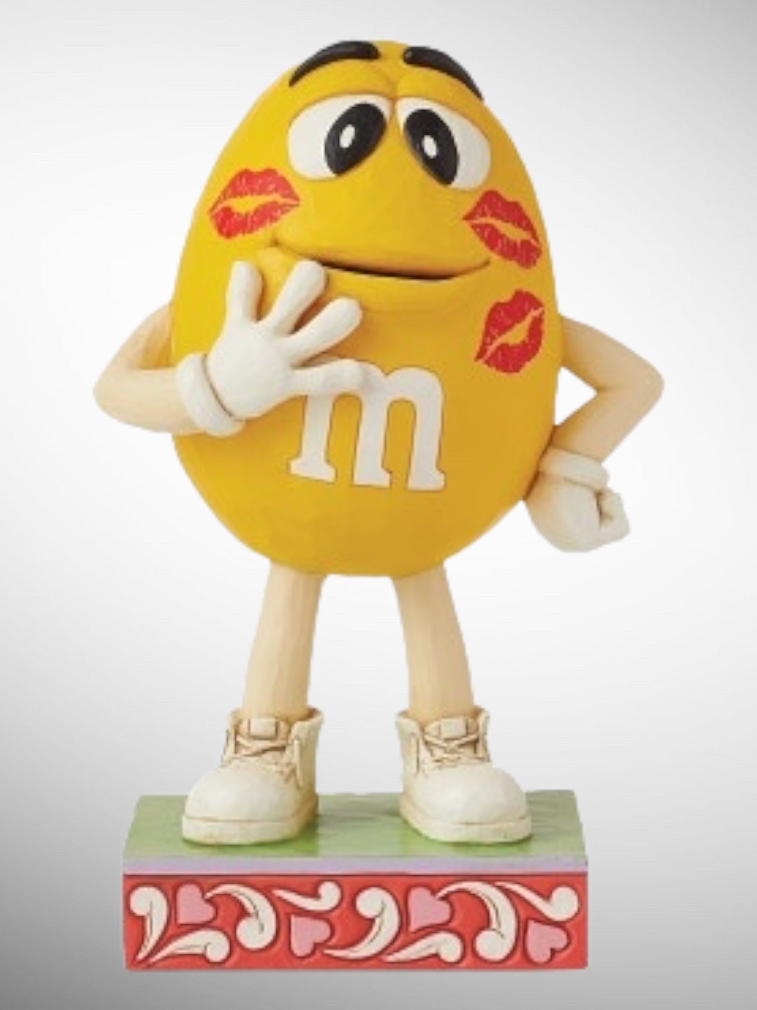 Jim Shore M&M's Collection - Is There Something On My Face? Yellow