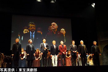 レ・ミゼラブル』30歳のお祝いに鹿賀丈史ら150名来場！アラン