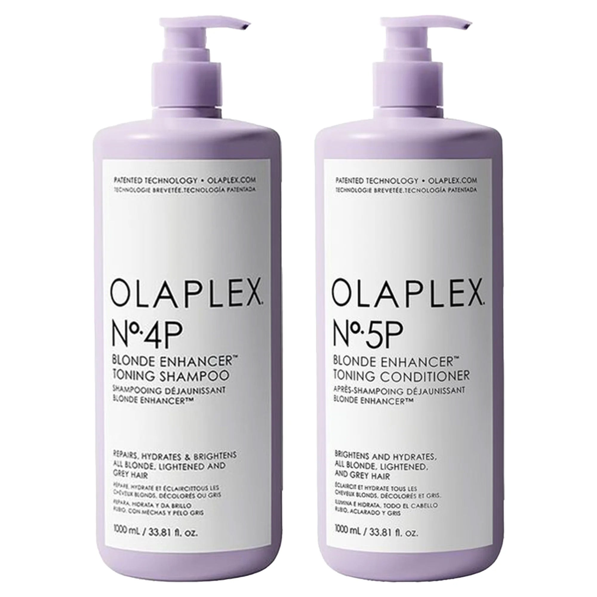 Olaplex Blonde Enhancer Toning SHAMPOO & CONDITIONER Set 33.8oz / 1000