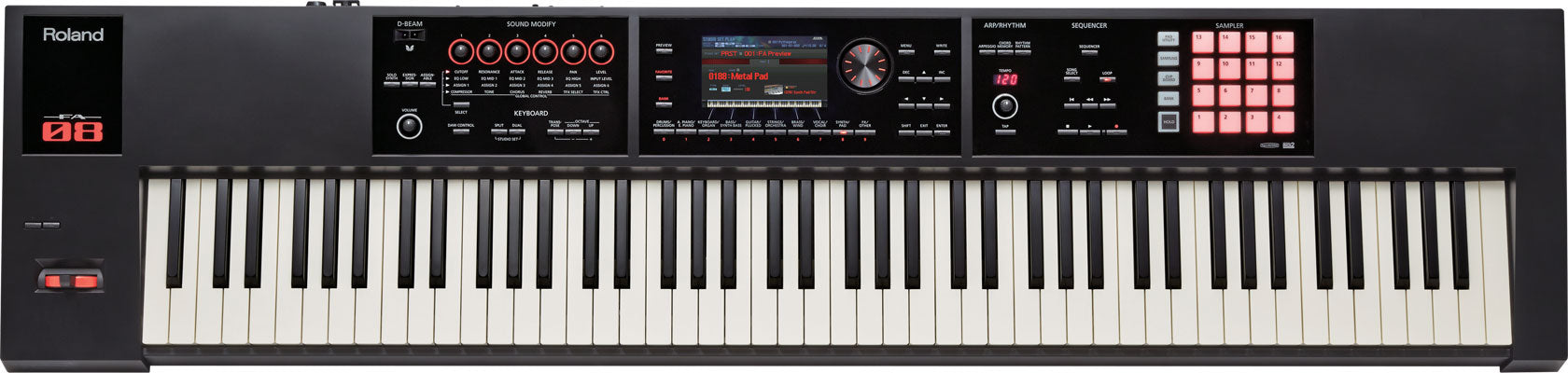 Roland FA-08 88-Key Workstation – Corner Music