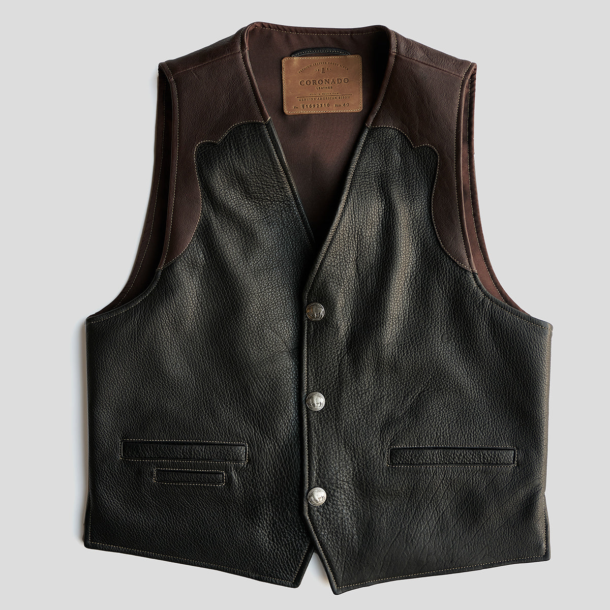 No.169 Garrison Vest | Bison