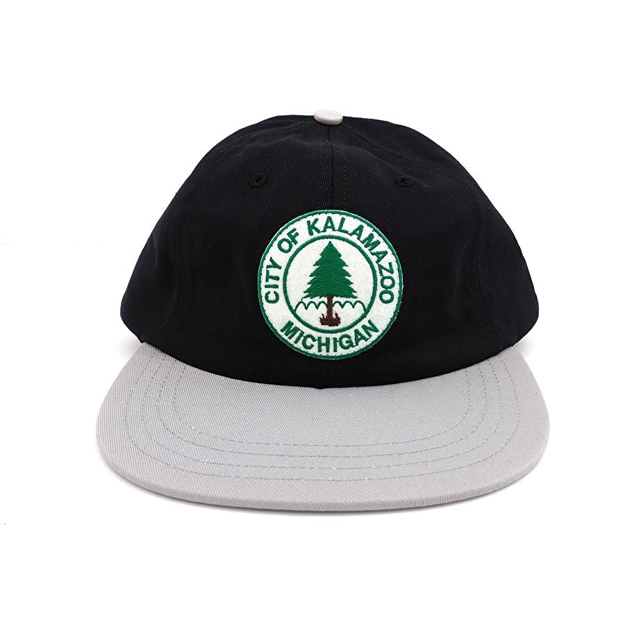 COOPERSTOWN BALL CAP / 1949 KALAMAZOO LASSIES / BLACk×LT,GRAY