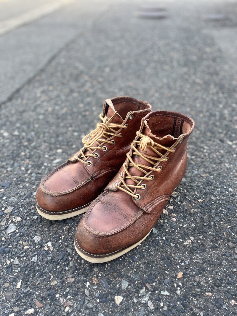 REDWING アイリッシュセッター875のブーツクリーニング