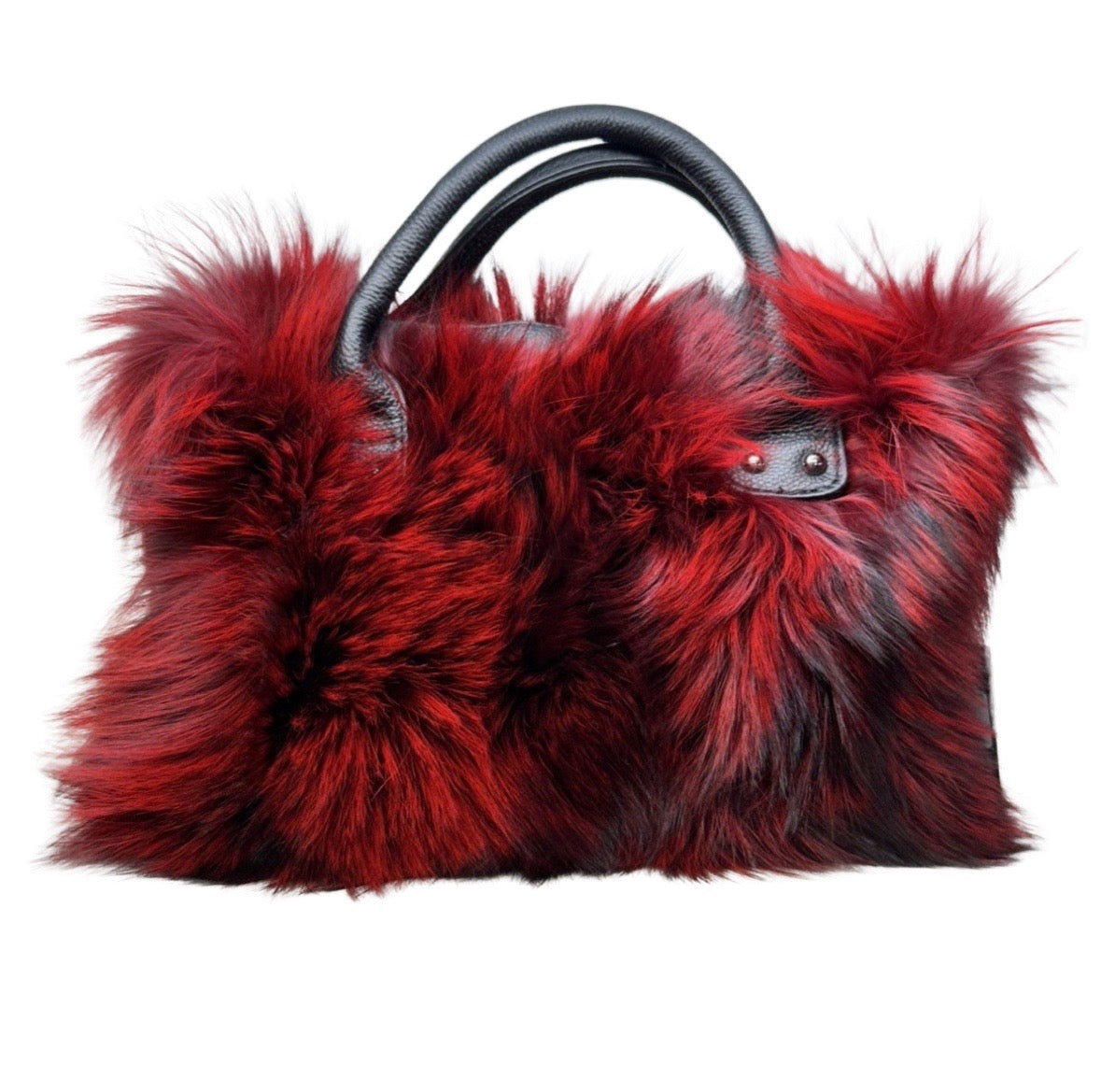 Volare Ladies Wine Fox Fur Handbag – Dudes Boutique