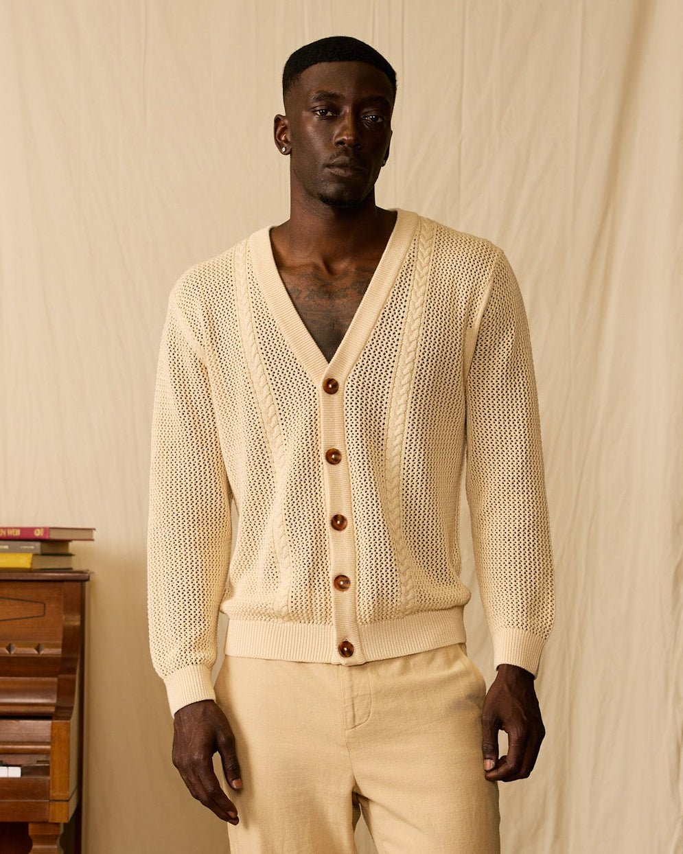 The Crete Crochet Cardigan - Sabbia – Dandy Del Mar