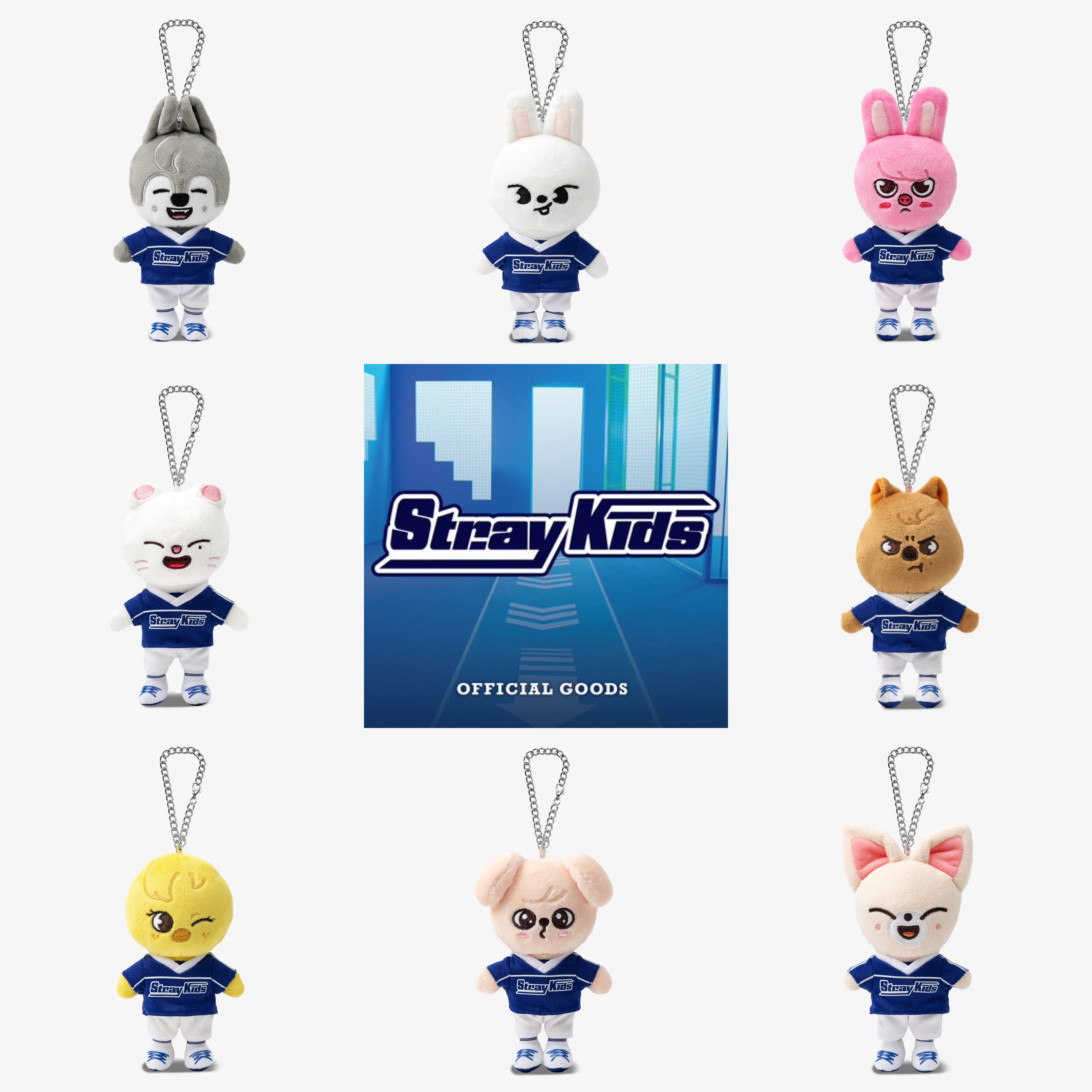 PRE-ORDER] Stray Kids JYP JAPAN POP-UP SKZOO BAG CHARM – Dear My