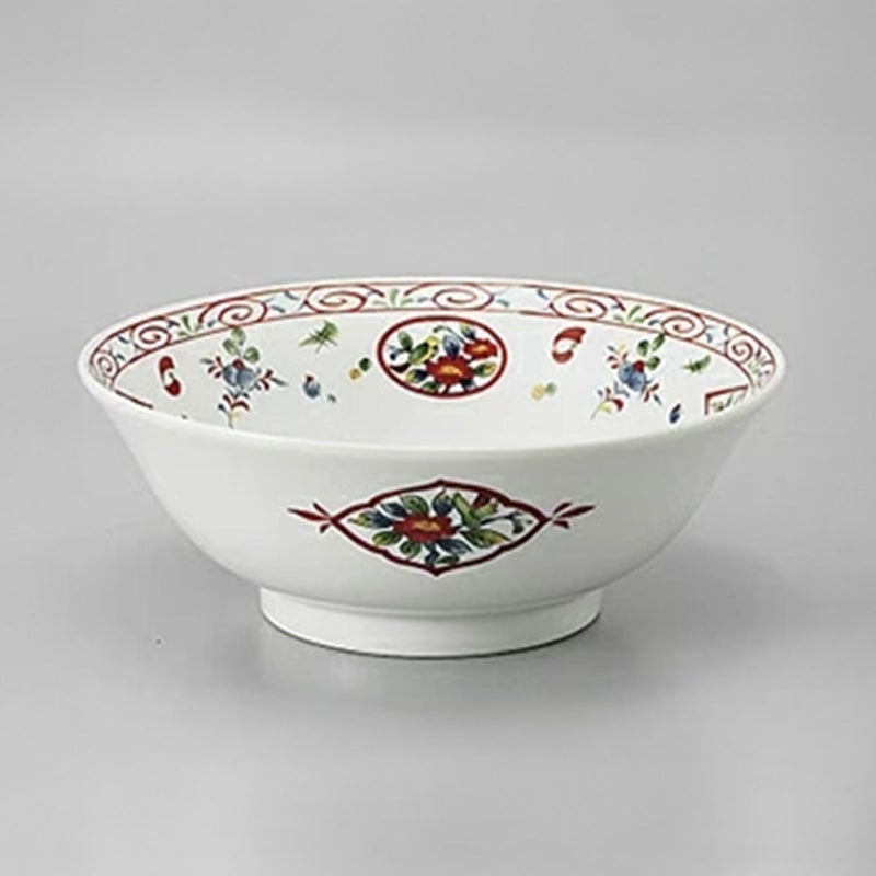 赤絵花鳥柄 19.3cm丼｜中国物産展 | WOWOW百貨店