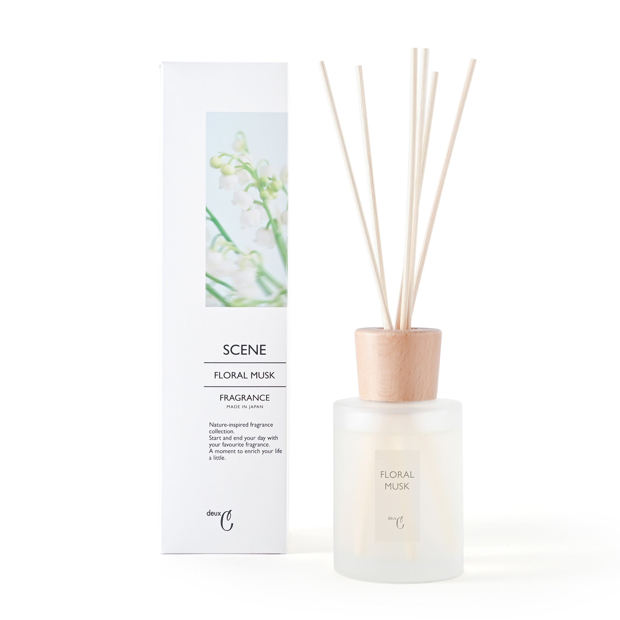 リードディフューザー[SCENE] フローラルムスク | deux C(ドゥ・セー