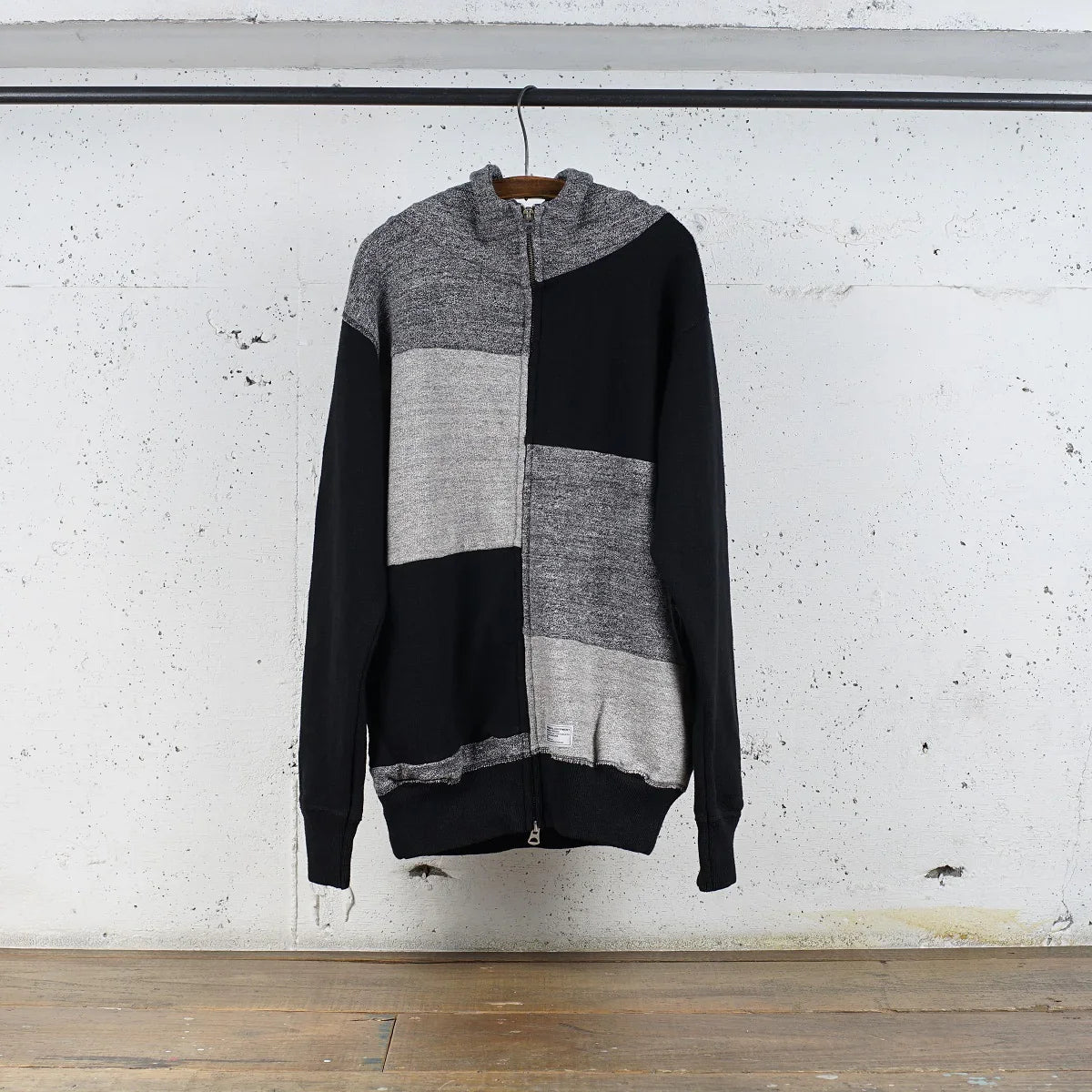 ディバイスファクトリー | パッチワーク パーカー ジップアップ 長年の
