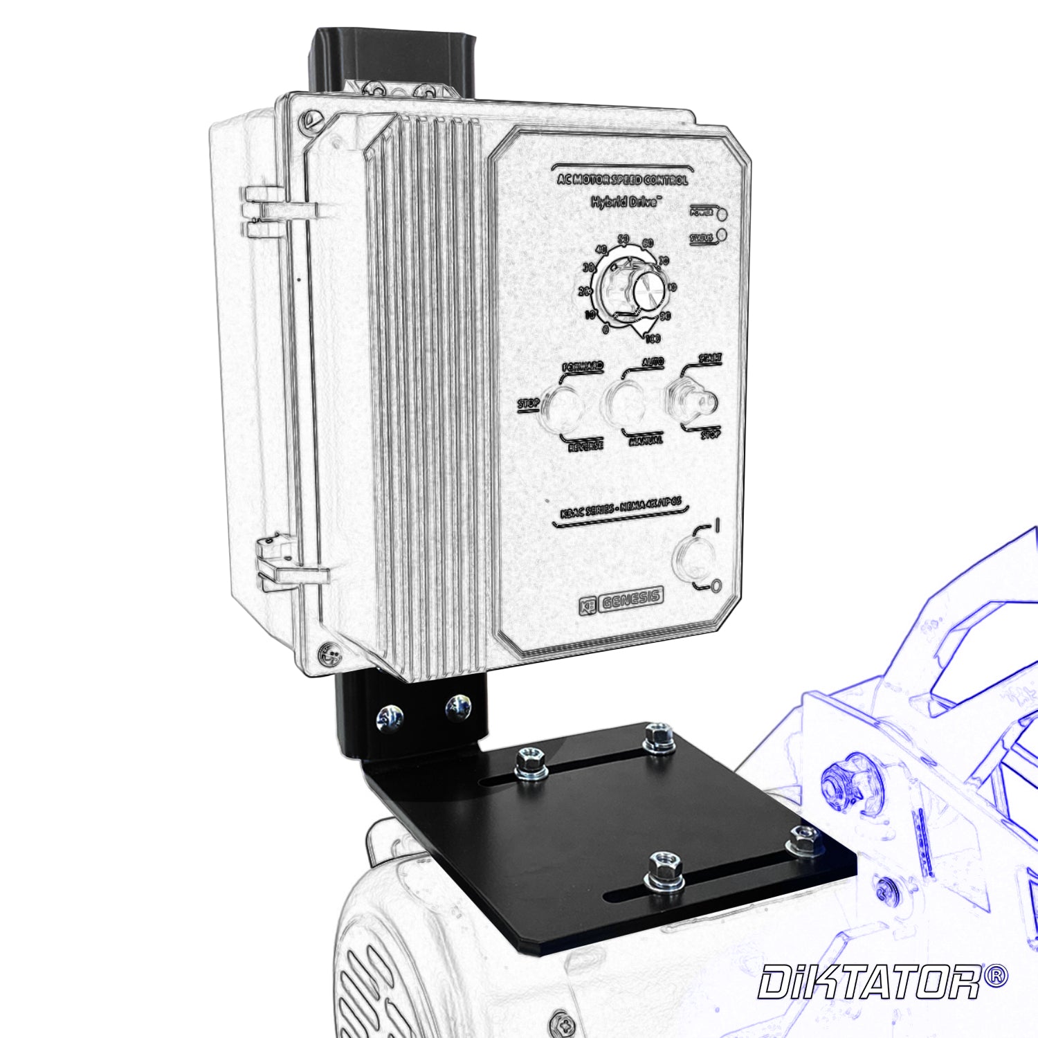 VFD Stand - Sturdy and Reliable – Diktator Grinders