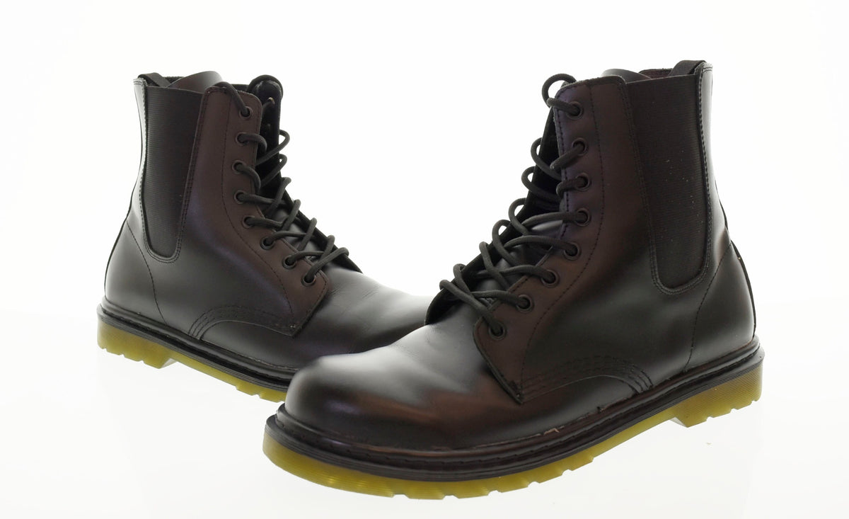 ヒステリックグラマー HYSTERIC GLAMOUR 8ホール サイドゴア ブーツ 黒