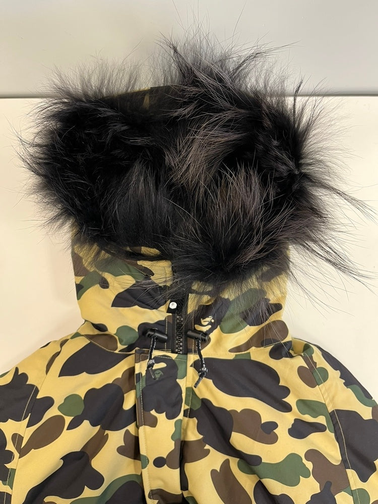ア ベイシング エイプ A BATHING APE 1st CAMO FUR DOWN 1st カモ
