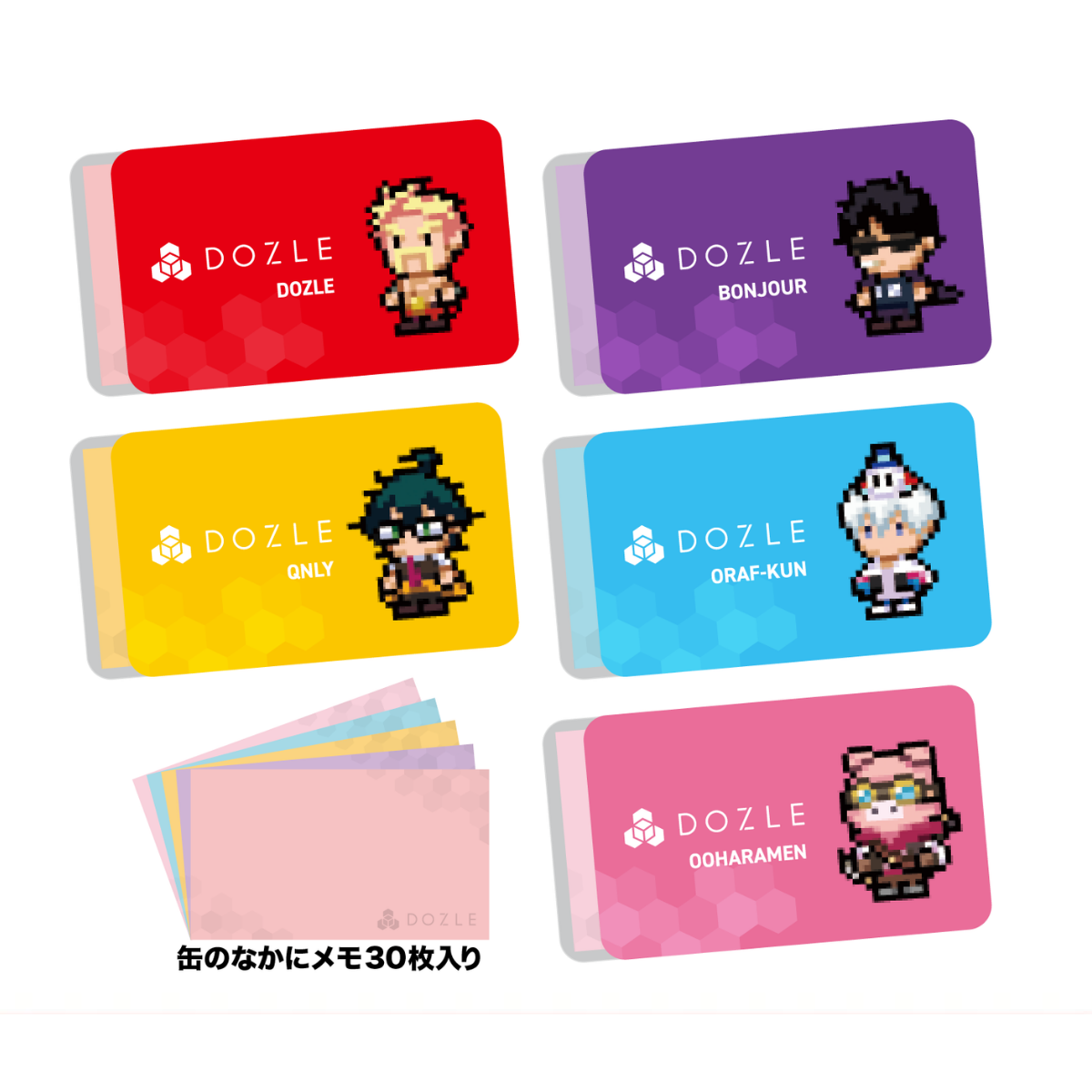 8bitドズル社 ランダム缶メモ – ドズル社ストア