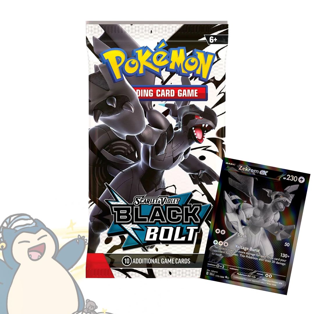 English Pokemon Black Bolt Booster Pack (1x) – My Store