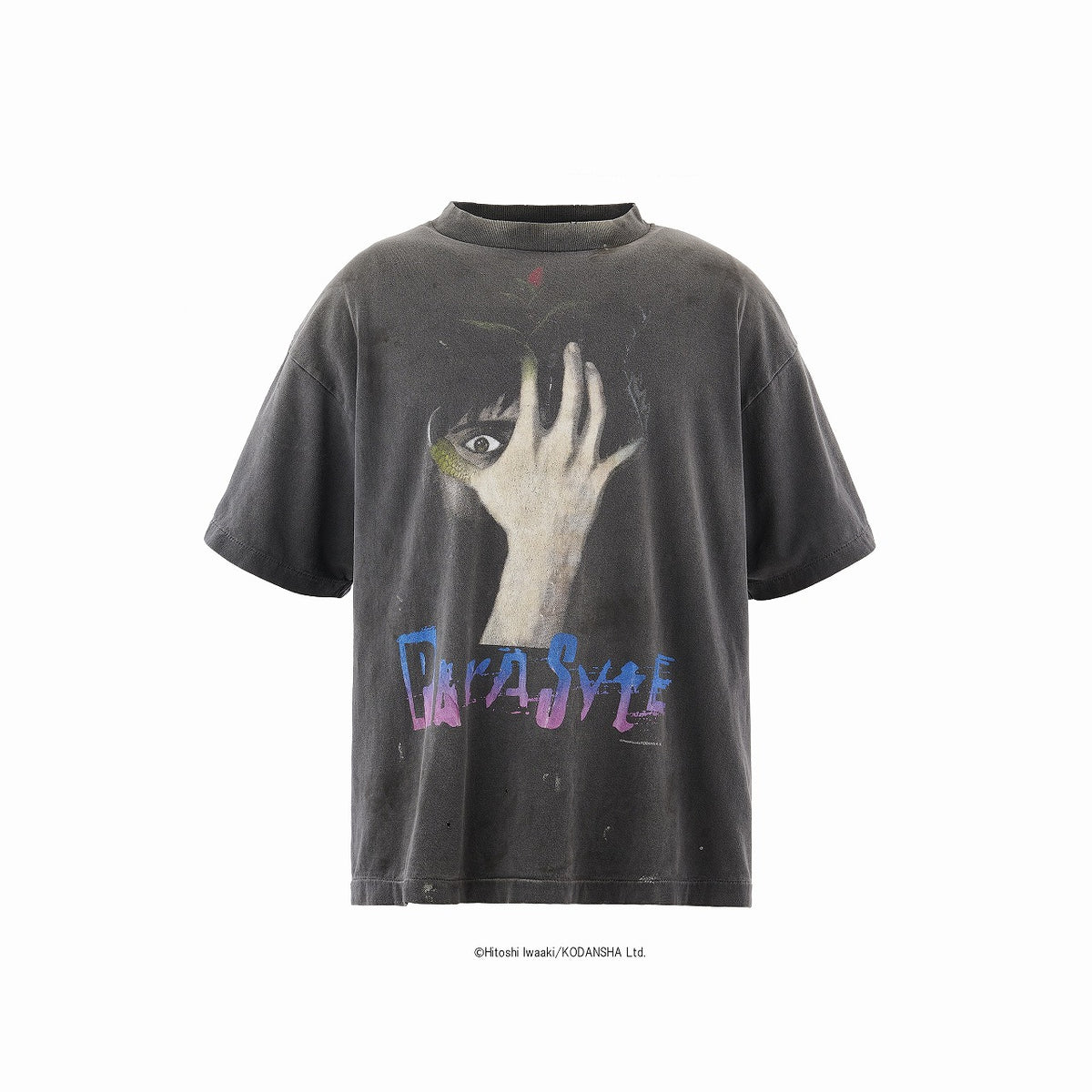 SAINT Mxxxxxx x 寄生獣 KJ_SS TEE / 寄生獣-parasyte- (BLACK