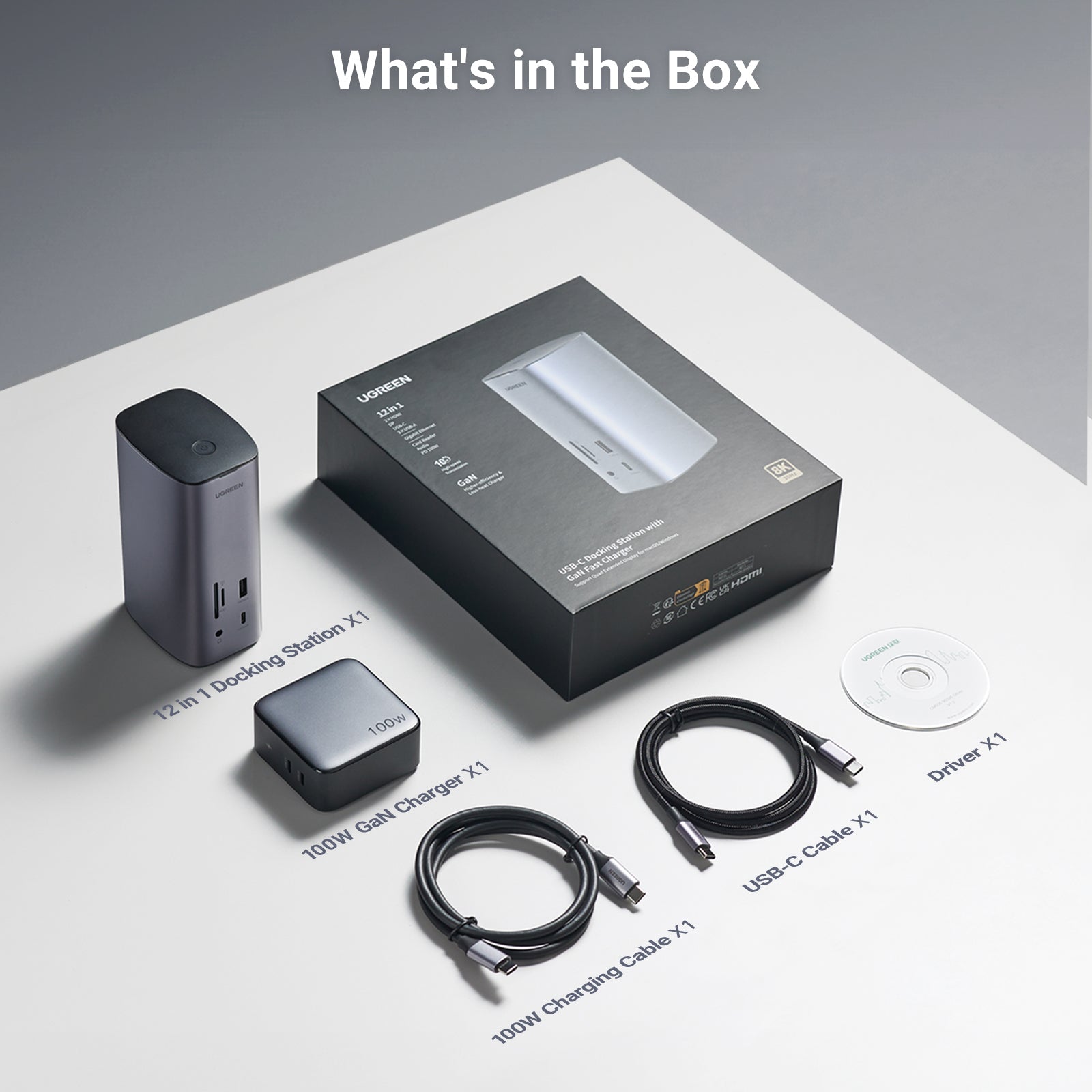 UGREEN Revodok Pro 312 Triple Display 12-in-1 USB C 8K Universal