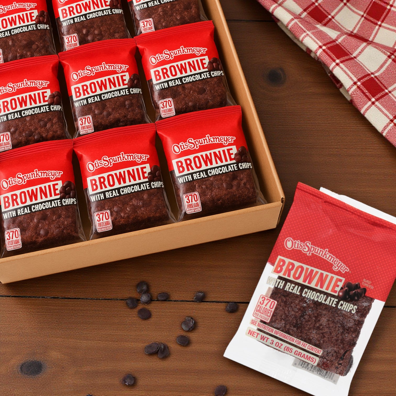 Otis Spunkmeyer Brownie Individually Wrapped - 3 oz - 48 Count
