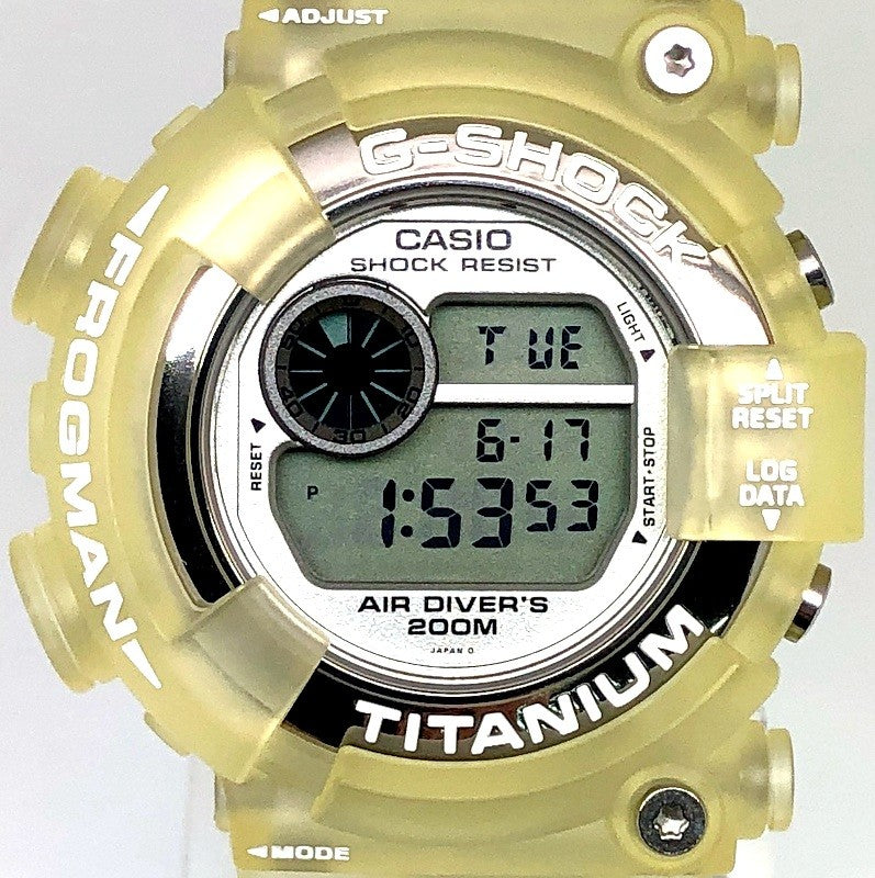 DW-8201WC-7T W.C.C.S. フロッグマン 白ロゴ トリプルマンタEL – G-BRIDGES