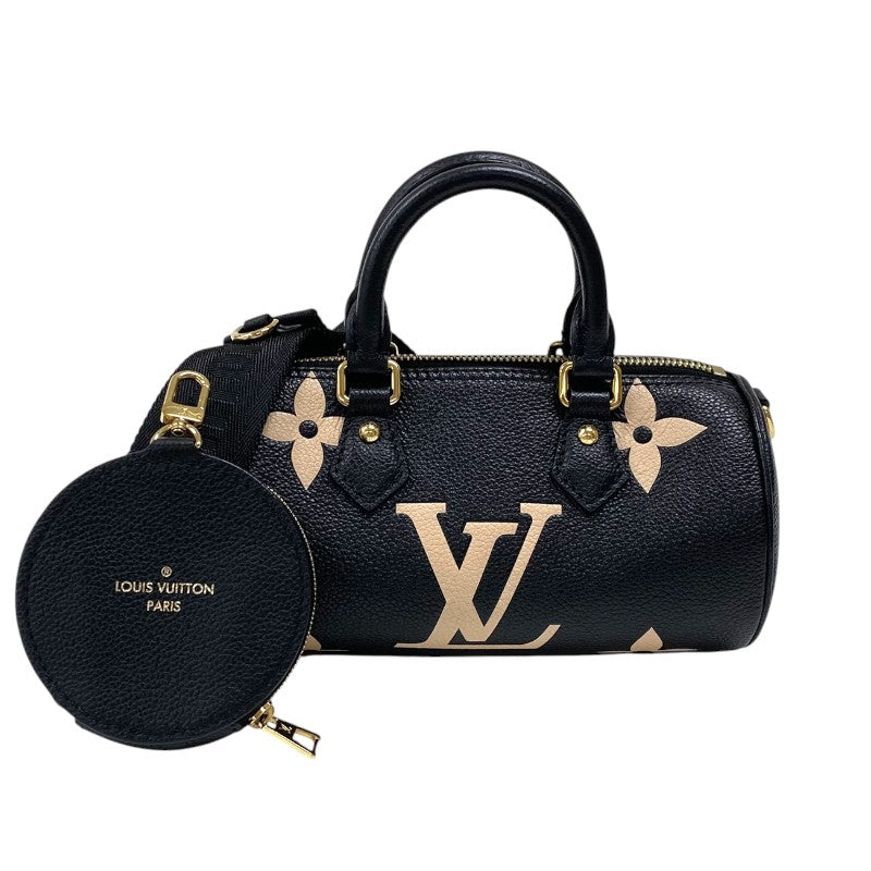 ルイ・ヴィトン LOUIS VUITTON パピヨンBB M45980 ブラック ゴールド