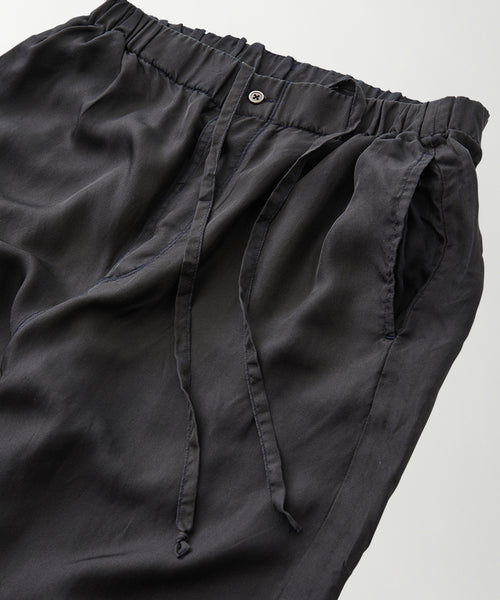 Botanically colured silk twill pajama – ÉCHAPPER | エシャペ