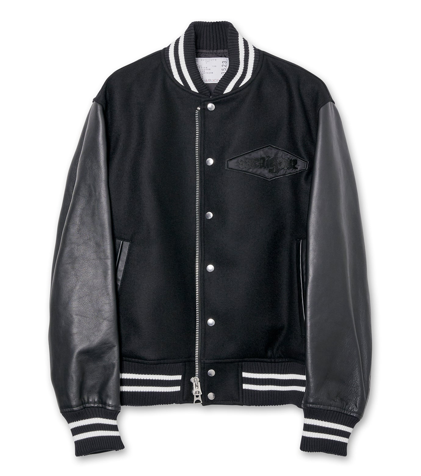 LEATHER X MELTON COMBINATION JACKET木村拓哉