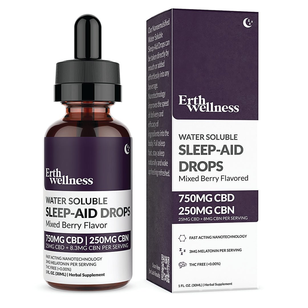 Water Soluble CBD - Sleep Aid With Melatonin By Erth Hemp – Erth