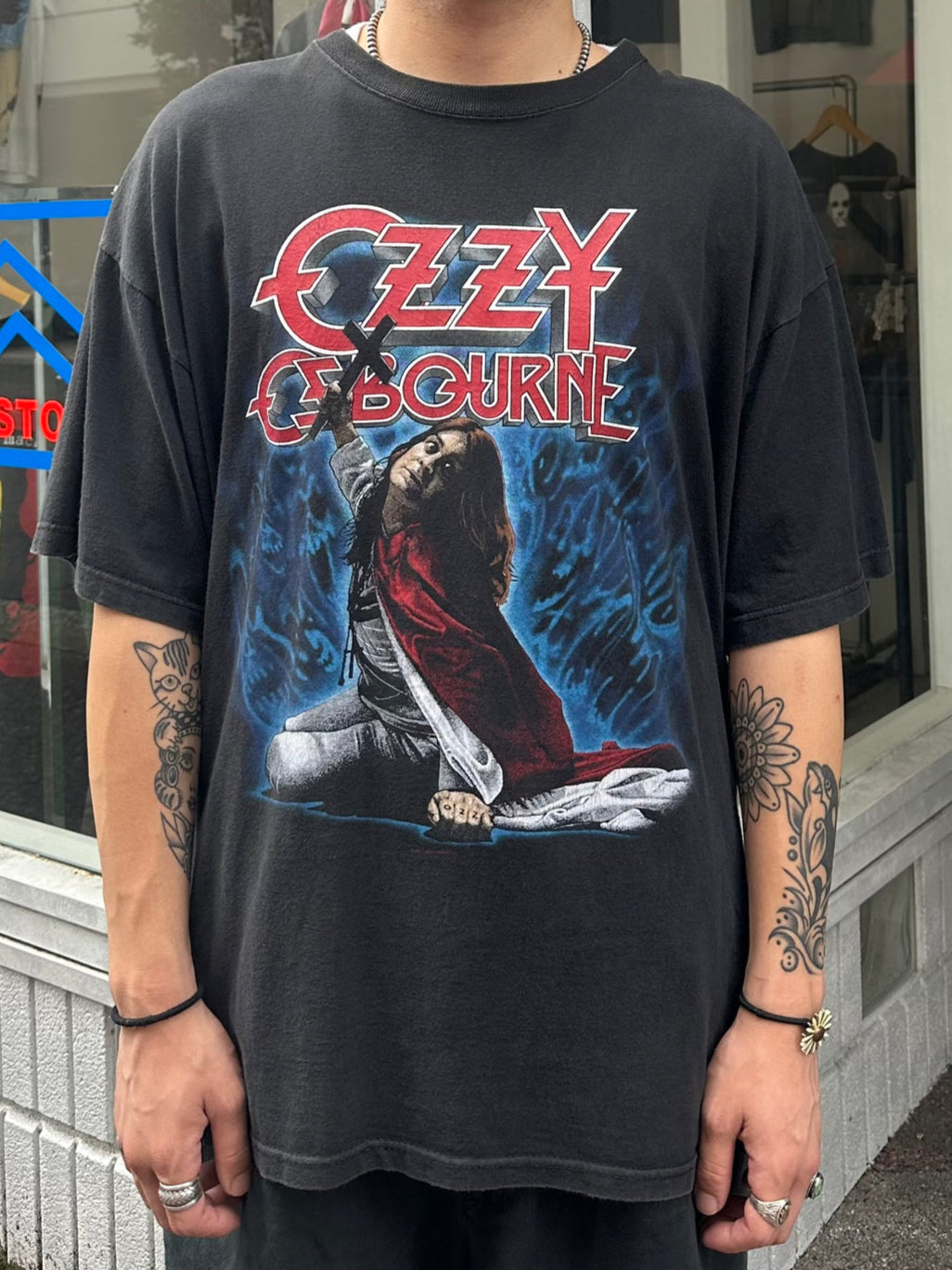 90's OZZY OSBOURNE 「blizzard of oz」バンドTシャツ – FUJI STORE